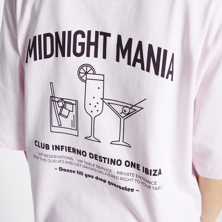 Printed boxy tee "Mimmi"